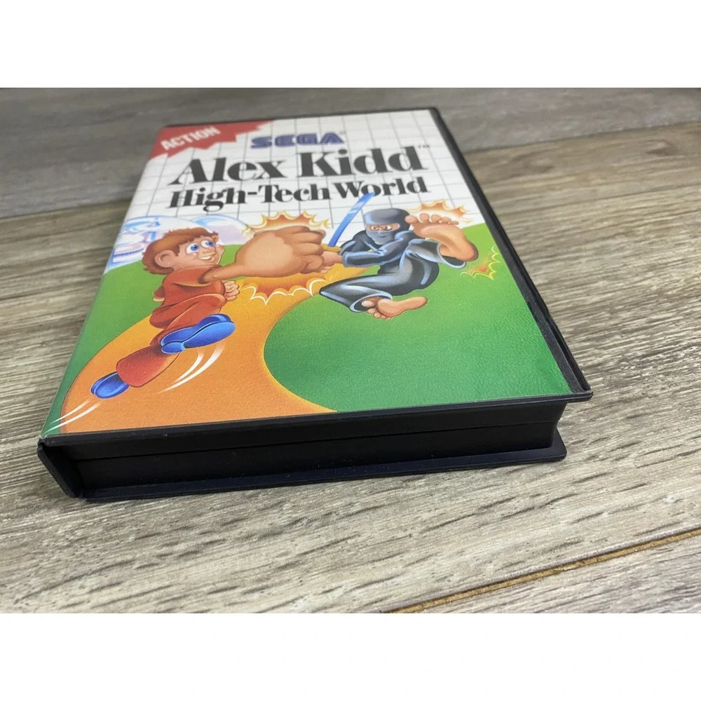 Alex Kidd‎ High-Tech World Sega Master System CIB Case no Manual 1987 43017-5020